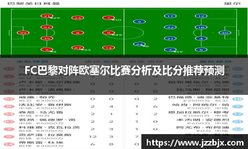 FC巴黎对阵欧塞尔比赛分析及比分推荐预测